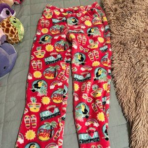 Candy Pink toucan pajama pants, size 14/16